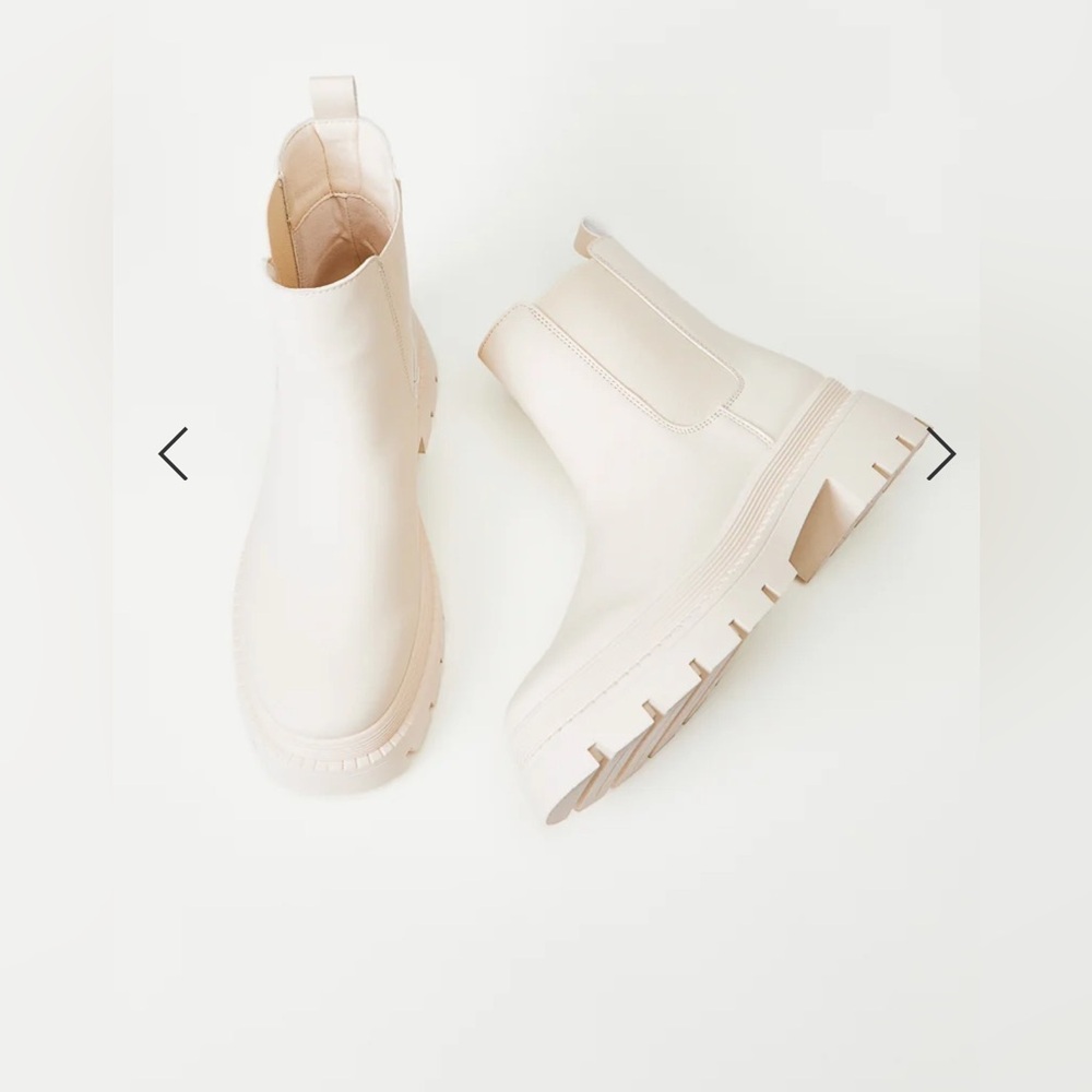 Ivory Winter Booties